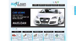 Desktop Screenshot of maxloan.in